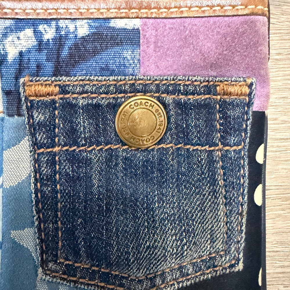 Coach Multicolor Patchwork Crossbody Bag - image 2